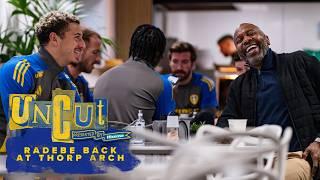 Lucas Radebe visits the team at Thorp Arch! | Uncut