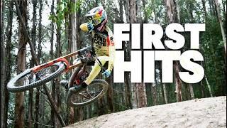 Nervous FIRST LAPS on the Toughest Course in Downhill - Red Bull Hardline Tasmania