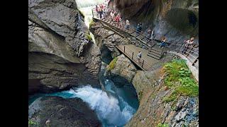 Inside Trümmelbach Falls, Lauterbrunnen, Switzerland