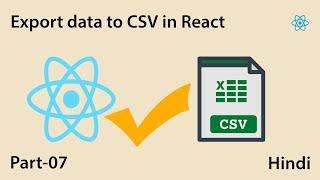 Export Table Data to CSV in React JS | React CRUD Tutorial with Node