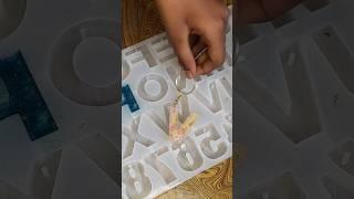 diy #️crafter Anjali #Cute# handmade racing art for v letter kitchen