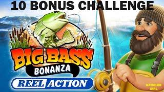 BIG BASS BONANZA REEL ACTION10 BONUS CHALLENGE