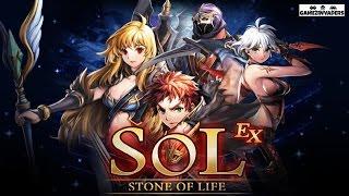 Let's Play "SOL EX: Stone of Life" IOS & Android Game Review & First Look (Tablet/Mobile Game)