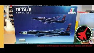 Italeri 1/48 Lockheed Martin TR-1A/B Model Kit In Box Review | U-2 | Dragon Lady