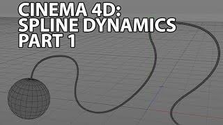 Cinema 4D Tutorial: Spline dynamics