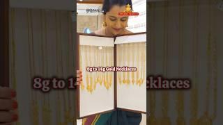 8g to 14g Gold Light Weight Gold Necklaces Turkey designs| Pothys Swarnamahal