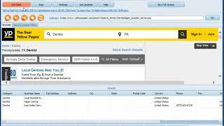 yellow Pages Online Scraping