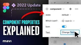 Figma COMPONENT PROPERTIES (2022 Update) Explained – With Examples