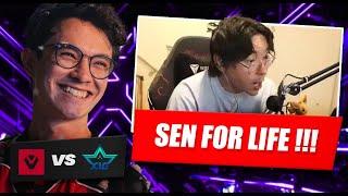TenZ REACTS TO SENTINELS vs XLG FOR VCT MASTERS PLAYOFFS !!!