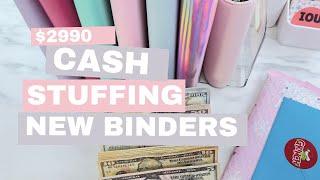 Cash Stuffing $2990!! Sinking Funds | New Binders | Happy Mail | Advent Calendar