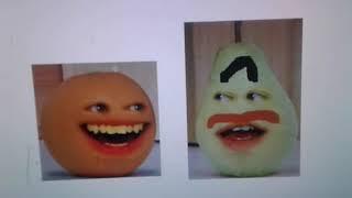 Annoying Orange and papa pear