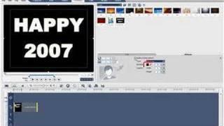 Ulead VideoStudio - Video through Title