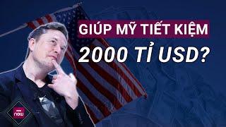 Tỉ phú Elon Musk hứa giúp Mỹ tiết kiệm 2000 tỉ USD tiền thuế nếu ông Trump đắc cử | VTC Now