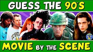 Guess the "90s MOVIES BY THE SCENE" QUIZ!  | CHALLENGE/ TRIVIA