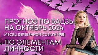 Прогноз бацзы на октябрь 2024 по Элементу Личности - месяц Деревянной Собаки