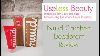 Nuud Deodorant Review Video
