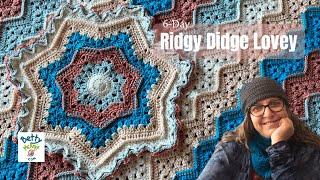 6-Day Ridgy Didge Lovey Crochet Along Tutorial rows 1-16