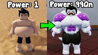 Becoming The Strongest Player In Gym League Roblox!