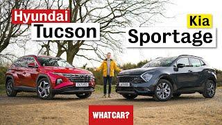 NEW Kia Sportage vs Hyundai Tucson review – best hybrid SUV? | What Car?