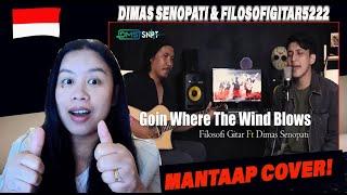 Dimas Senopati ft. @filosofigitar5222‬  - Goin Where The Wind Blows (acoustic cover)  |‪REACTION