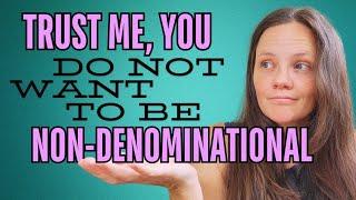 why NON-DENOMINATIONAL churches are VERY concerning  #religion #catholic #protestant #jesus