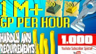 OSRS EASY Money Making Guide 2020(TOP 3)||1M GP Per Hour OSRS Money Making 2020||1k SUB Special