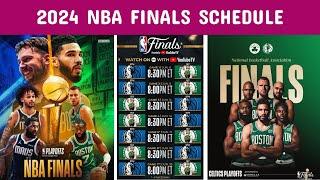 2024 NBA Finals Schedule: Celtics-Mavericks game date, start times, and TV channel.