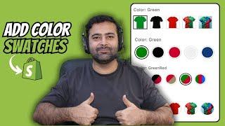 Shopify Tutorial - How To Add Color Swatches [beginner friendly]