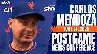 Carlos Mendoza on Mets offensive outburst vs Phillies to end seven-game losing streak