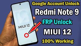 Redmi Note 9 FRP Bypass/Redmi Note 9 Google Account Unlock/FRP Unlock Note 9 MIUI 12 Without PC |