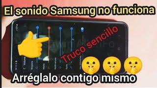 Problema de sonido multimedia del teléfono Samsung A31/A31s/A03/M11/A03S problema con el altavoz