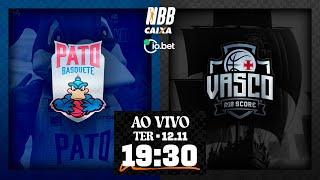 Pato Basquete X R10 Score Vasco da Gama | NBB CAIXA 2024/25 | 12/11/2024 | Ao vivo - 19h30