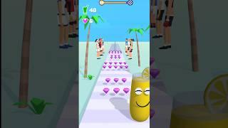 Juice Run  Going Glass Very Speed in Running Glass game #shorts #kids #kidsvideo