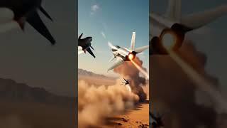 Supersonic Jets Engage in Dogfight Over Desert Skies