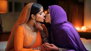 Mature Muslim Woman kisses Indian Woman | Passionate Lesbian Story