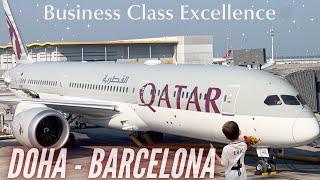 Holiday Special in Business Class | Doha to Barcelona | Qatar Airways Business Class | Trip Report