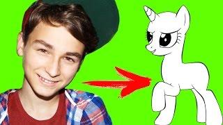 Пони Креатор БРАЙН МАПС в Май Литл Пони Brianmaps into Pony