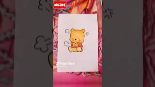 cute Angry pooh  drawing #art #drawing#trending