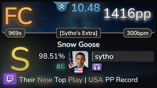  10.5⭐ sytho | Mutsuhiko Izumi - Snow Goose [Sytho's Extra] +NC 98.51% FC #6 | 1416pp - osu!