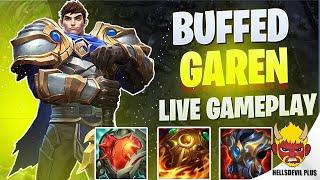 Buffed Garen Is OP! - Wild Rift HellsDevil Plus Gameplay