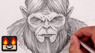 How To Draw Beast Titan | Attack on Titan