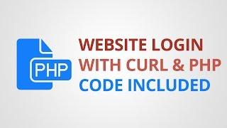 Login to Website using cURL & PHP