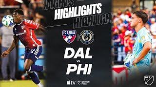 FC Dallas vs. Philadelphia Union | Full Match Highlights | Red Card Struggles!
