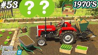 1970'S. SHOPPING. Planting potatoes, tomatoes, strawberries. Farming simulator 22. FS 22. Ep 53