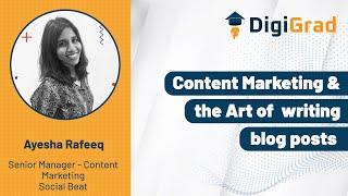 Content Marketing & the Art of blogging