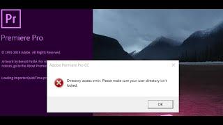 Fix Adobe Premiere Pro Error Could Not Find The Shared Documents Directory