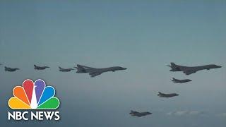 U.S. Deploys B1 Heavy Bombers Sending A Message To North Korea