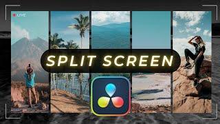 How To Split Screens in Davinci Resolve 19 | EASY