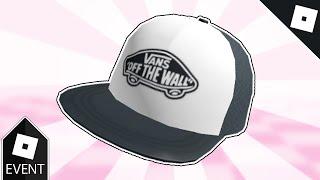 [EVENT] How to get the VANS WHITE-BLACK CLASSIC PATCH TRUCKER HAT in VANS WORLD | Roblox