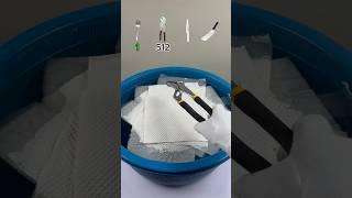 TRY TO GUESS HOW MANY TISSUE PAPER IT TOOKS! WHAT WILL HAPPEN NEXT ? #experiment #satisfying #asmr